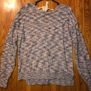 Tie Back Marble Sweater from UO